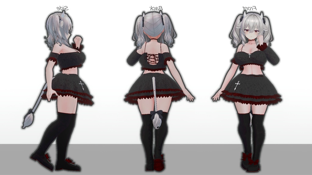 ミルティナ対応 ドレス衣装「月影ノ華」