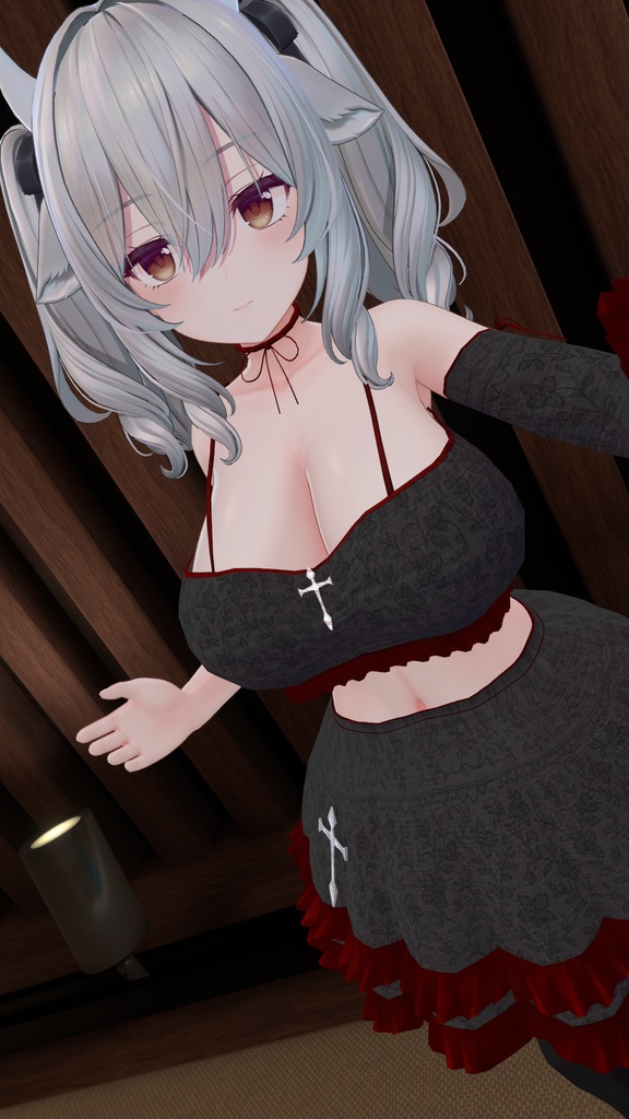 ミルティナ対応 ドレス衣装「月影ノ華」