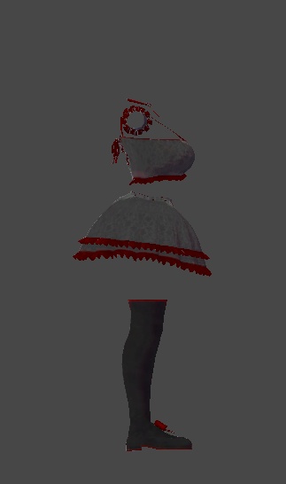 ミルティナ対応 ドレス衣装「月影ノ華」