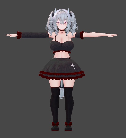 ミルティナ対応 ドレス衣装「月影ノ華」