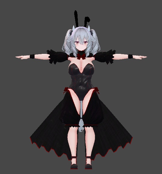 ミルティナ対応 バニー衣装「ノクターンバニー」