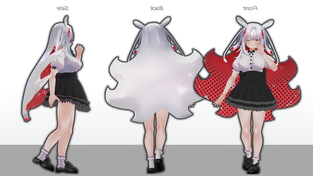 【無料】ティコ・ポプリ用衣装 「モノクロームスイート」