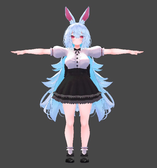 【無料】ティコ・ポプリ用衣装 「モノクロームスイート」