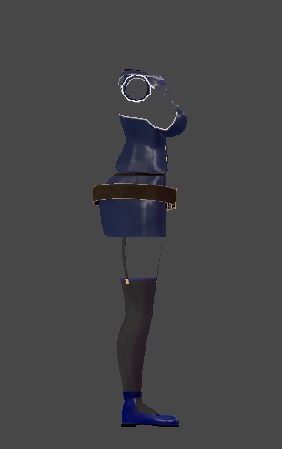 【無料】ティコ・ポプリ用衣装 「ノアールカデット」