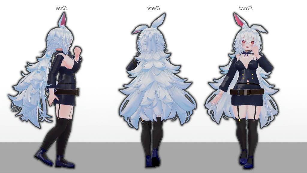 【無料】ティコ・ポプリ用衣装 「ノアールカデット」