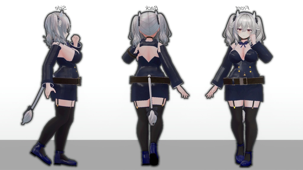 ミルティナ・伊奈波かや・御咲ライネ対応 「ノアールカデット」