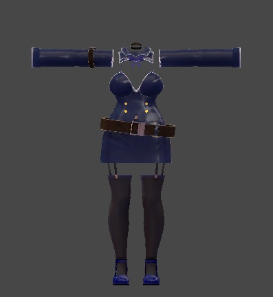 ミルティナ・伊奈波かや・御咲ライネ対応 「ノアールカデット」