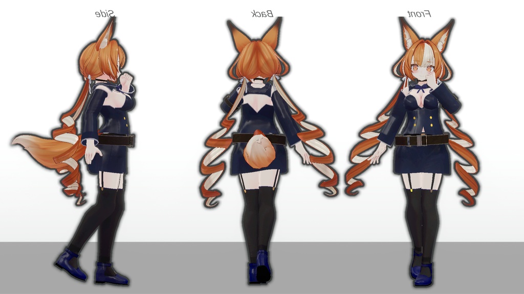 ミルティナ・伊奈波かや・御咲ライネ対応 「ノアールカデット」