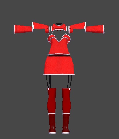 【無料】ティコ・ポプリ用衣装 サンタ服2025