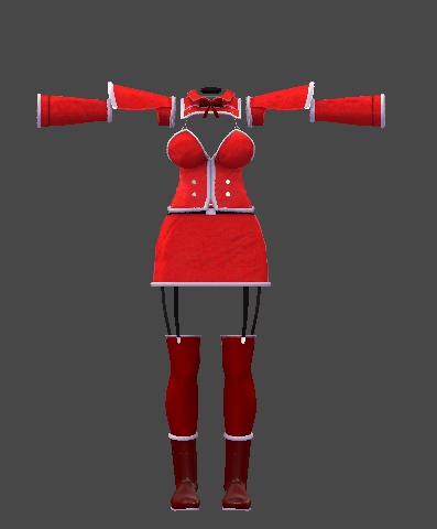 【無料】ティコ・ポプリ用衣装 サンタ服2025