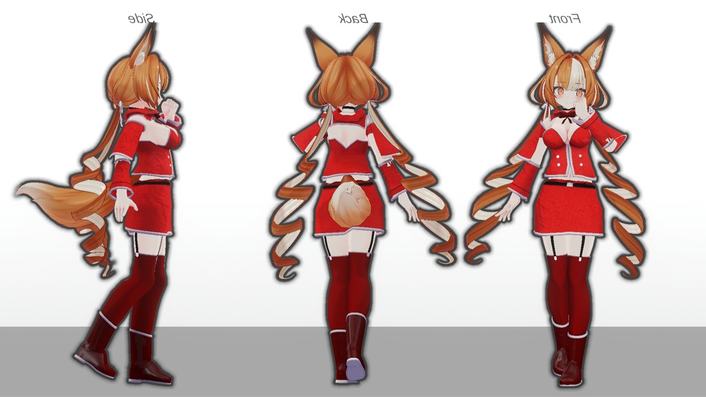 ミルティナ・伊奈波かや・御咲ライネ対応 サンタ服2025