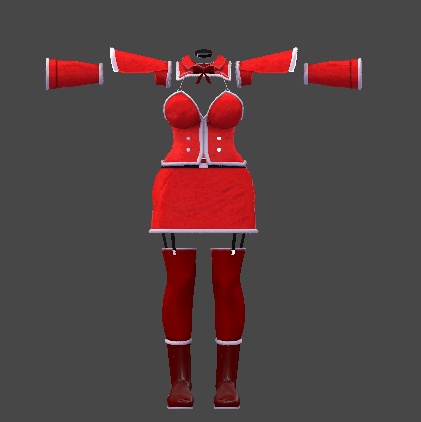 ミルティナ・伊奈波かや・御咲ライネ対応 サンタ服2025