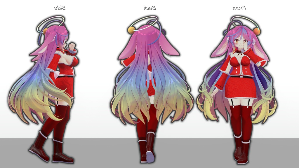 ミルティナ・伊奈波かや・御咲ライネ対応 サンタ服2025