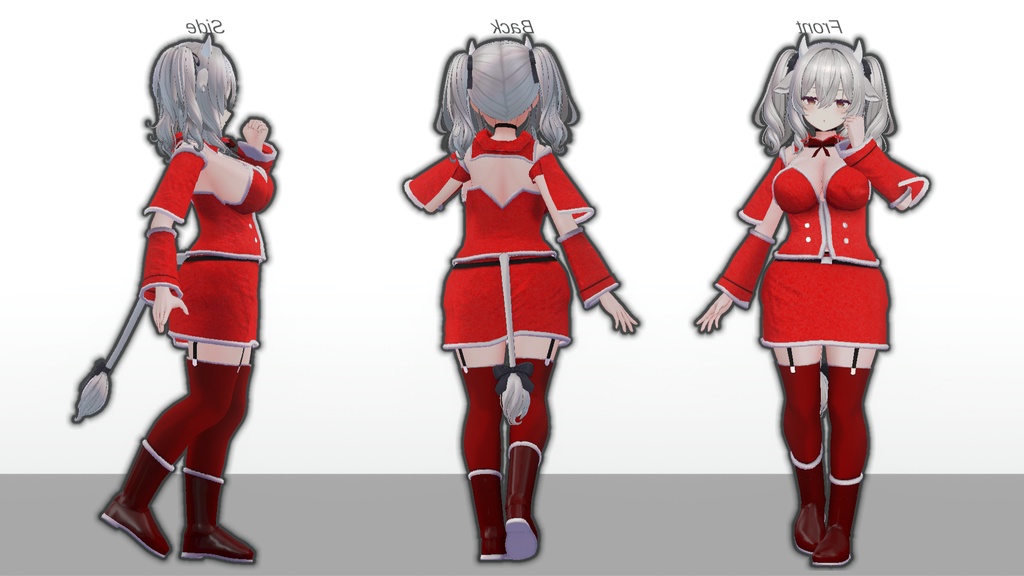 ミルティナ・伊奈波かや・御咲ライネ対応 サンタ服2025