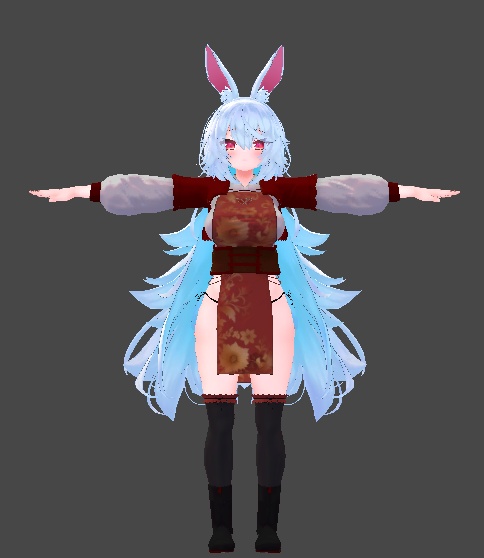 【無料】ティコ・ポプリ用衣装 中華風衣装「紅花ハーモニア」