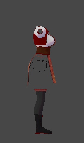 【無料】ティコ・ポプリ用衣装 中華風衣装「紅花ハーモニア」