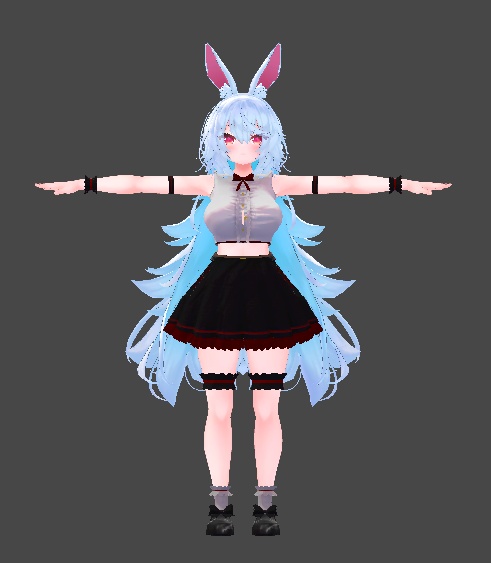 【無料】ティコ・ポプリ用衣装 「ノアールスリーブレス」