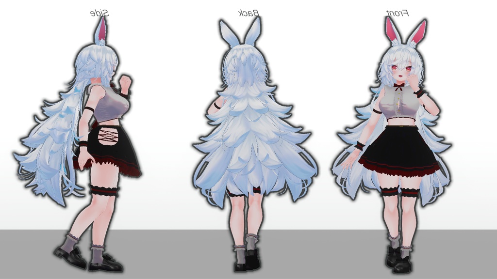 【無料】ティコ・ポプリ用衣装 「ノアールスリーブレス」