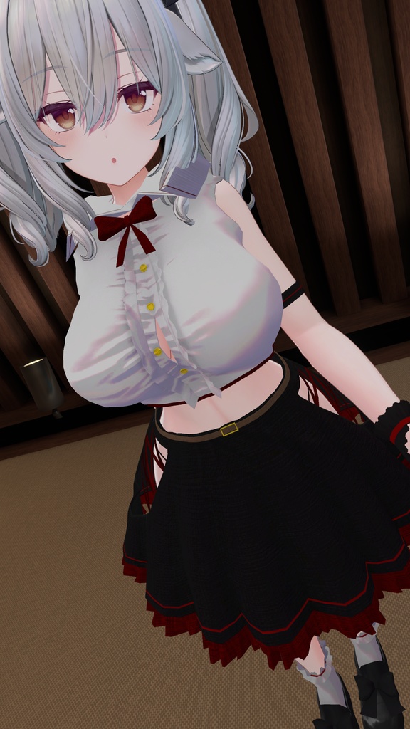 ミルティナ・伊奈波かや・御咲ライネ対応 「ノアールスリーブレス」