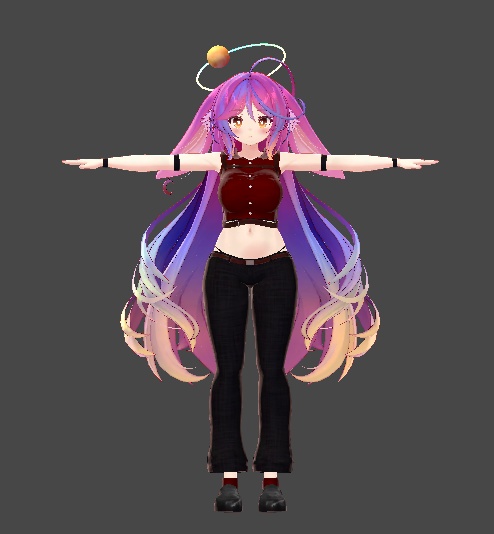 ミルティナ・伊奈波かや・御咲ライネ対応 パンツスタイル衣装「Crimson Pulse(クリムゾン・パルス)」