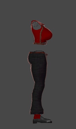 ミルティナ・伊奈波かや・御咲ライネ対応 パンツスタイル衣装「Crimson Pulse(クリムゾン・パルス)」