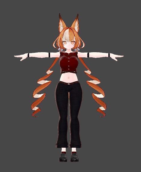 ミルティナ・伊奈波かや・御咲ライネ対応 パンツスタイル衣装「Crimson Pulse(クリムゾン・パルス)」