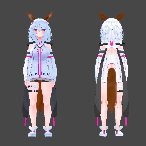 馬の耳としっぽ 【VRChat用 / Moduler Avatar対応】