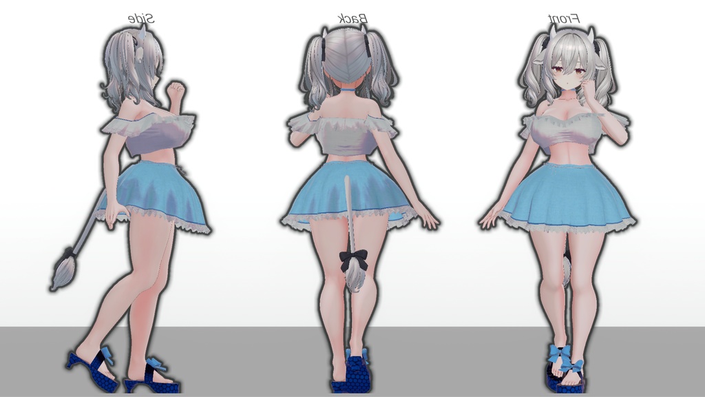 ミルティナ・伊奈波かや・御咲ライネ対応 「Marine Seaside」