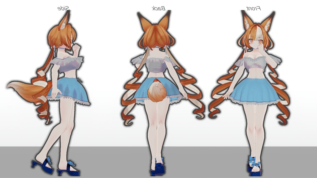 ミルティナ・伊奈波かや・御咲ライネ対応 「Marine Seaside」