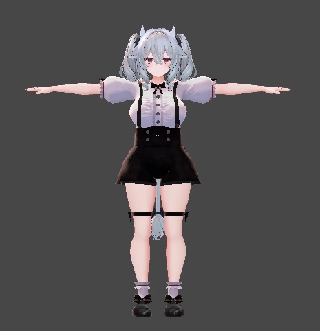 ミルティナ・伊奈波かや・御咲ライネ対応 「Suspenders Pants Style」