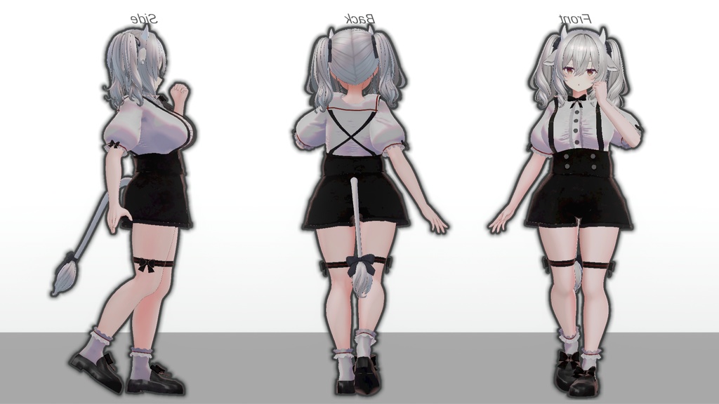 ミルティナ・伊奈波かや・御咲ライネ対応 「Suspenders Pants Style」