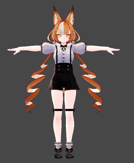 ミルティナ・伊奈波かや・御咲ライネ対応 「Suspenders Pants Style」