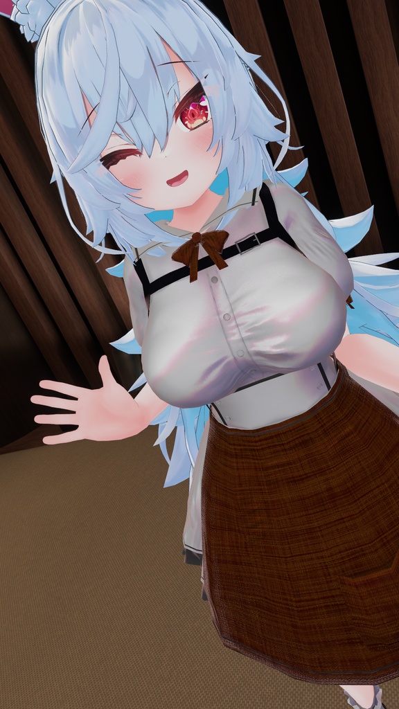 【無料】ティコ・ポプリ用衣装 カフェ店員制服風衣装