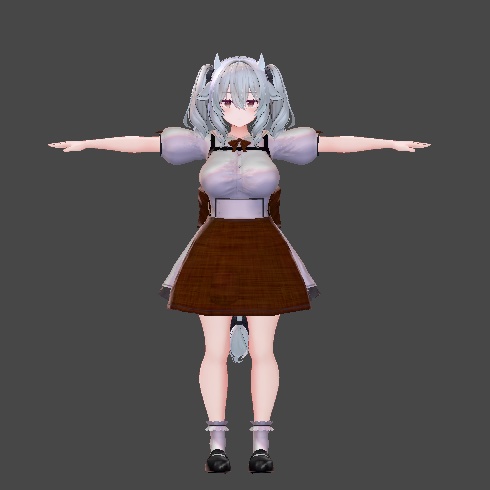 ミルティナ・伊奈波かや・御咲ライネ対応 カフェ店員制服風衣装