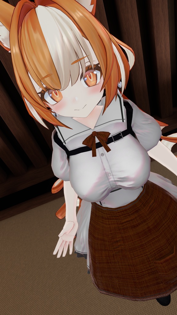 ミルティナ・伊奈波かや・御咲ライネ対応 カフェ店員制服風衣装