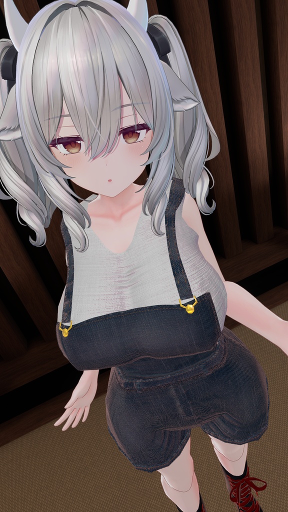 ミルティナ・伊奈波かや・御咲ライネ対応　デニムサロペット衣装