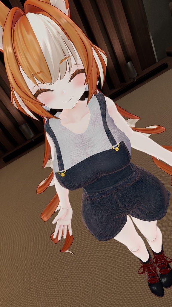 ミルティナ・伊奈波かや・御咲ライネ対応 デニムサロペット衣装