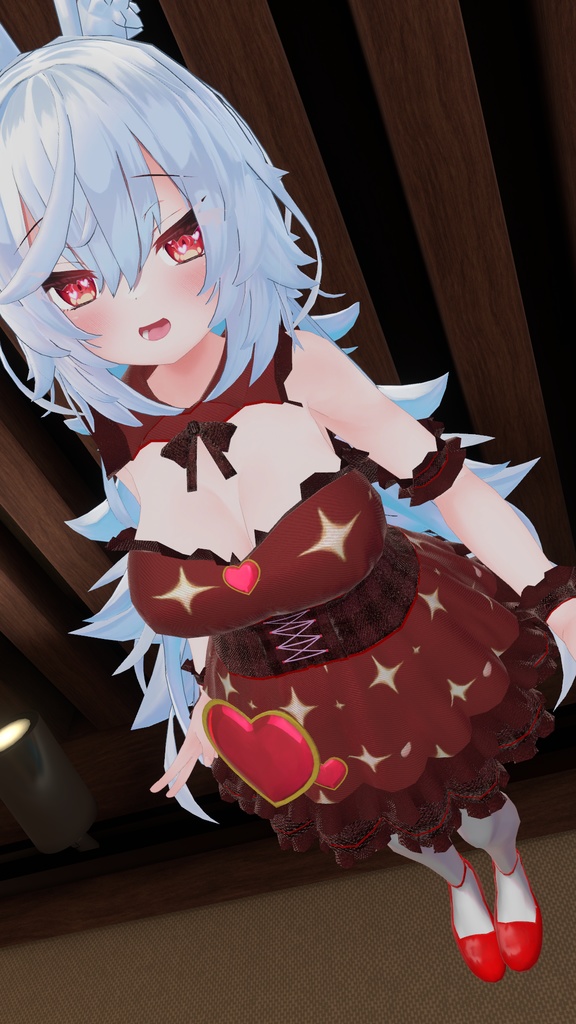 【無料】ティコ・ポプリ用衣装 「Valentine Heart Dress」