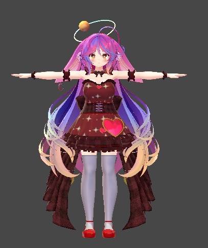 ミルティナ・伊奈波かや・御咲ライネ対応 「Valentine Heart Dress」