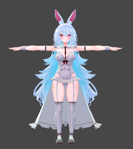 【無料】ティコ・ポプリ用衣装 「White Sugar Maid」