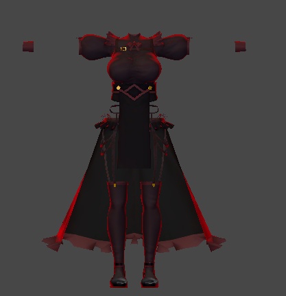 【無料】ティコ・ポプリ用衣装 「Velvet Eclipse」