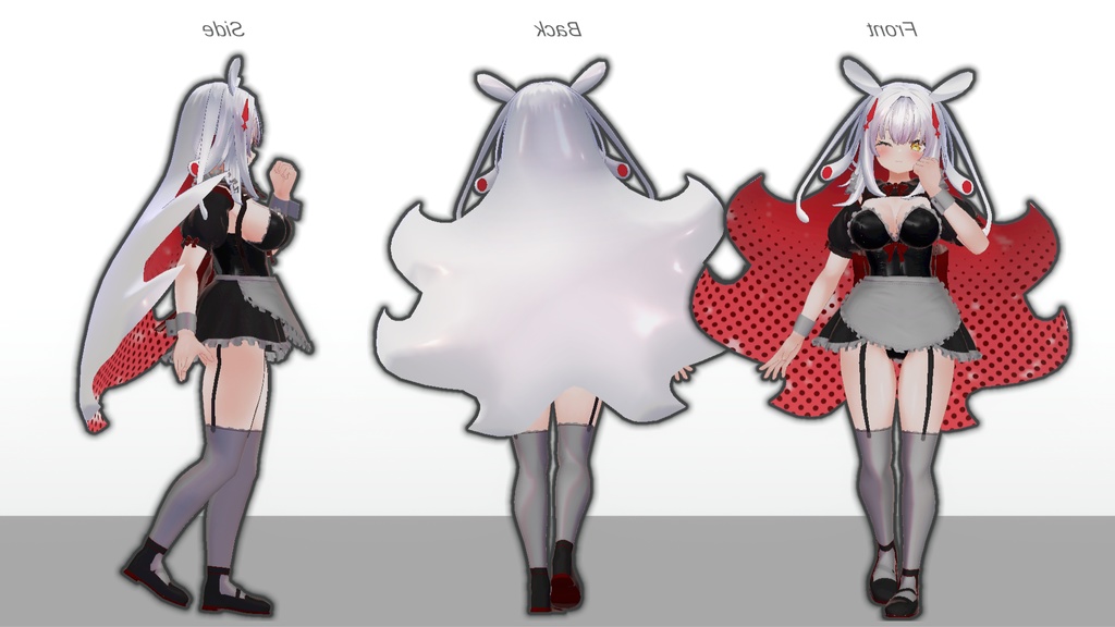 【無料】ティコ・ポプリ用衣装 「Bunny Maid」