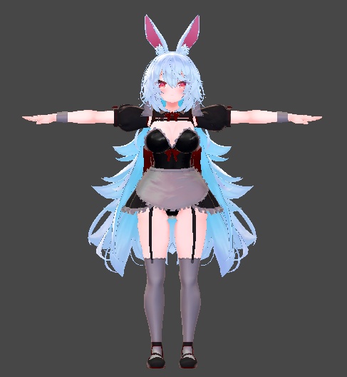 【無料】ティコ・ポプリ用衣装 「Bunny Maid」