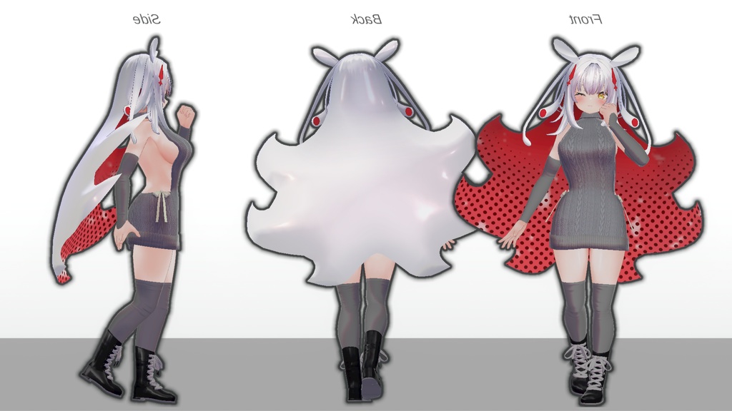 【無料】ティコ・ポプリ用衣装 「Off Shoulder Sweater」