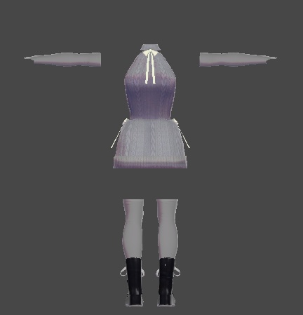 【無料】ティコ・ポプリ用衣装 「Off Shoulder Sweater」