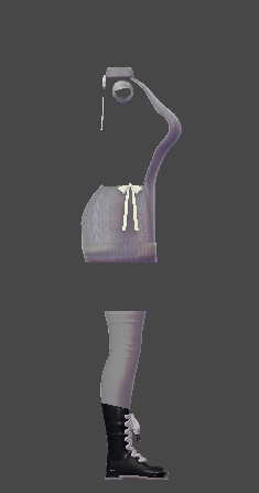 【無料】ティコ・ポプリ用衣装 「Off Shoulder Sweater」