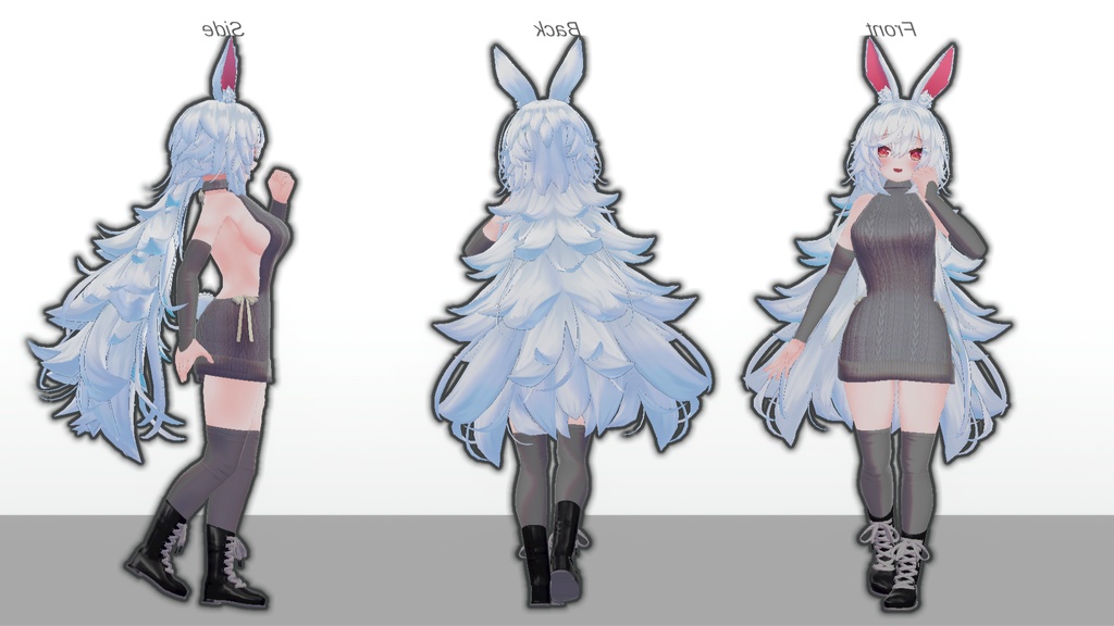 【無料】ティコ・ポプリ用衣装 「Off Shoulder Sweater」