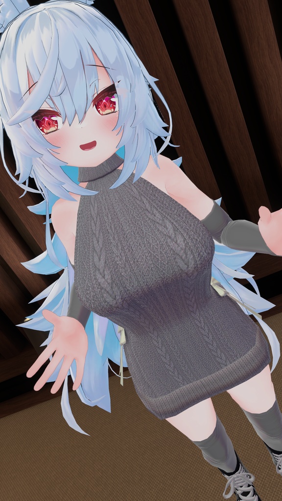 【無料】ティコ・ポプリ用衣装　「Off Shoulder Sweater」