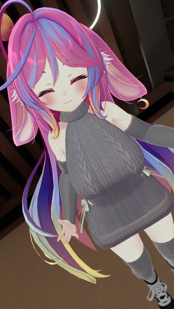 ミルティナ・伊奈波かや・御咲ライネ対応 「Off Shoulder Sweater」