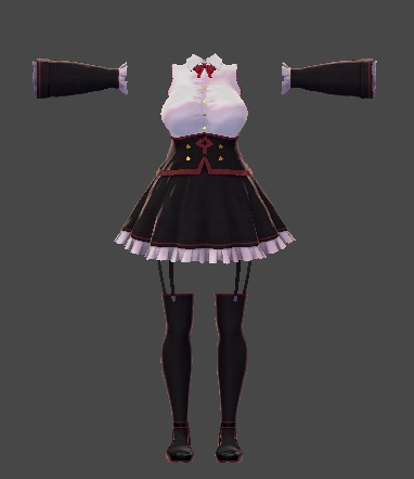 【無料】ティコ・ポプリ用衣装 「Sweet Temptation」